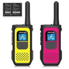 2X PMR VOX LCD mit Akku Sprechfunkgeräte Hand Funkgerät  16CH Walkie Talkie Set
