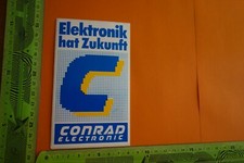 Alter Aufkleber HiFi Video Film Foto Kamera CONRAD ELECTRONIC