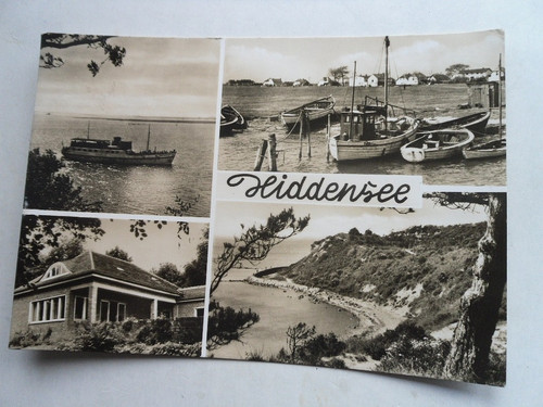Dampfer hiddensee ostsee - ak,
