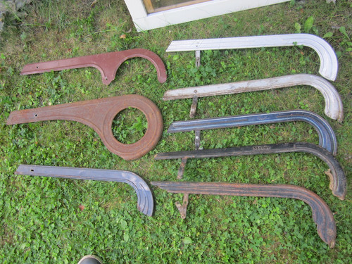 Alte antike oldtimer fahrrad - alte,