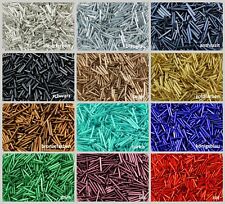 INWARIA Rocailles Stiftperlen 10/12/16 mm Röhrchen Perlen Glasperlen, RP-25