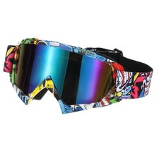 Dirtbike-Brille,Skibrille Rot