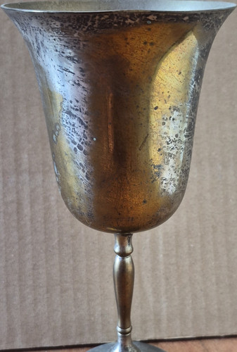Messing becher pokal - messing, vintage