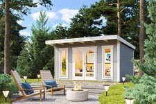 Gartenhaus Blockhaus  Pultdach