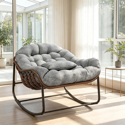 Oversized egg rocking chair - egg,