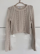 Amisu beige Creme Strick