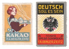 Reklamemarke um 1915