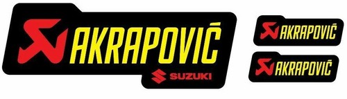 Aufkleber stickers akrapovic - 3,