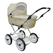 EICHHORN Korbkinderwagen -