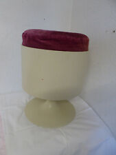 70er Jahre  Tulpenfuß Hocker Vintage  