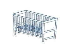 roba "Ira" Kombi-Kinderbett, 70 x 140 cm, wildeiche - B-Ware neuwertig