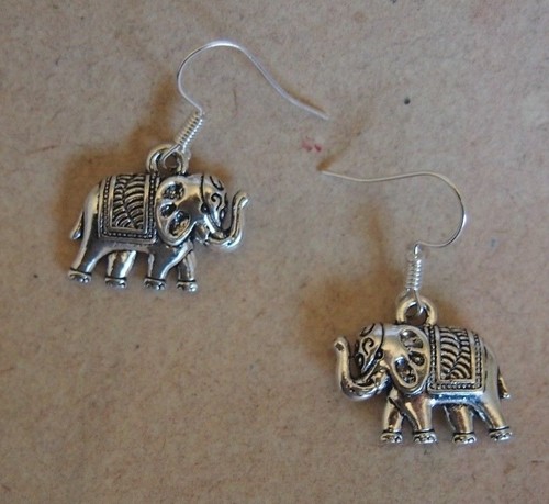 Ohrringe elefant indien - elefant,, zoo