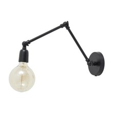 Wand Schwarz Lampe Eisen Für