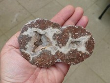 Achat Zwilling Schneekopfkugel Druse Bergkristall Kugel Friedrichroda Thüringen