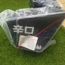 Vintage ASAHI SUPER DRY Lager Bier eckig schwarz Kunststoff Eiskübel Kühler