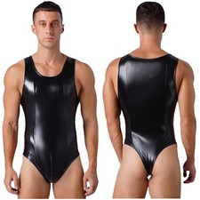 Herren Wetlook Lackleder