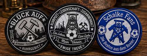 Ruhrpott fußball aufnäher - fußball,