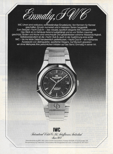 Iwc yacht club - club, 1978