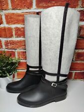 Next Pony Damenstiefel UK 7 EU 41 BRAUN KUNSTLEDER TEXTIL SIP ON KNIEHOCH