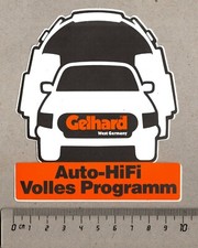Aufkleber/Sticker Gelhard Auto HiFi Auto Tuning