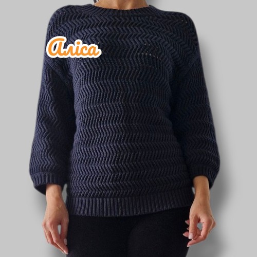 Women white stuff sweater navy - white,