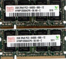 4GB (2x 2GB) Toshiba Satellite