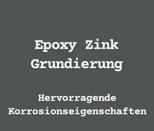 Pulverlack Zink Epoxy Grundierung ca. RAL 7043 Pulverbeschichtung
