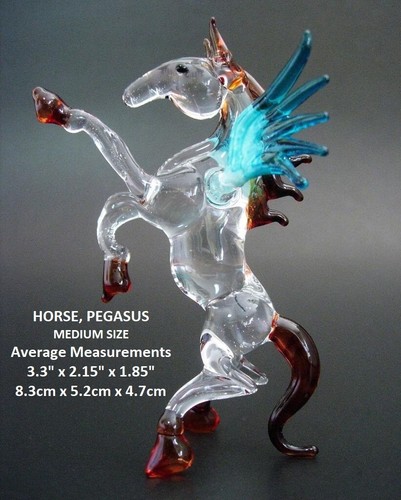 Glas fliegendes pferd figur - glas,