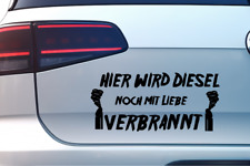 Aufkleber Diesel noch mit liebe Auto Sticker Tuning JDM Decal  car boot lkw Bike