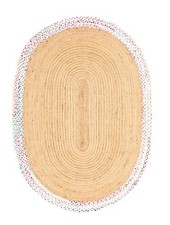 Juteteppich - Dreors - oval