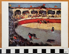 Vintage AK Pablo Picasso: The Bullfight (1901) - Soho Gallery London Card 414