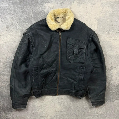 Shearling pilotenjacke - shearling,