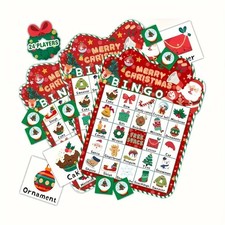 Christmas Bingo Game Set 24 25