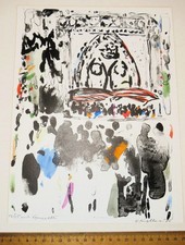 Oskar Koller handsig. Farb