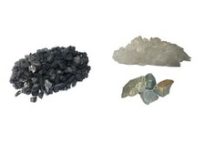 Edelschungit 80-97% 100g und 300g Aventurin Bergkristall Wassersteine Mischung