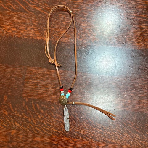 Indianer feder halskette y2k - halskette,
