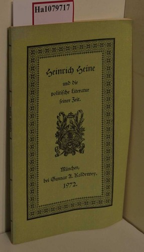 Heinrich heine und die - heinrich,