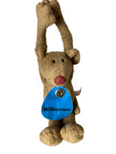 Nici Plüsch Schaf Lamm Schwarz 31cm liegend Willkommen Türhänger Schlenker rar