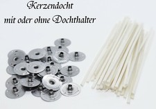 Kerzendocht, Docht, 10 - 25cm gewachst zum selber bauen Kerzen selbst gestalten 