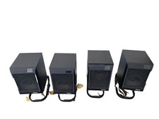 4 Stück H.W.Mattis für Magnat 2 Wege Bassreflex-Lautsprecher Im Ständer signiert