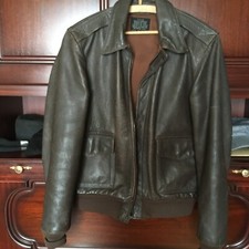 US- Airforce Flight Jacket " A-2" Made in USA " original Horsehide" Größe S/36