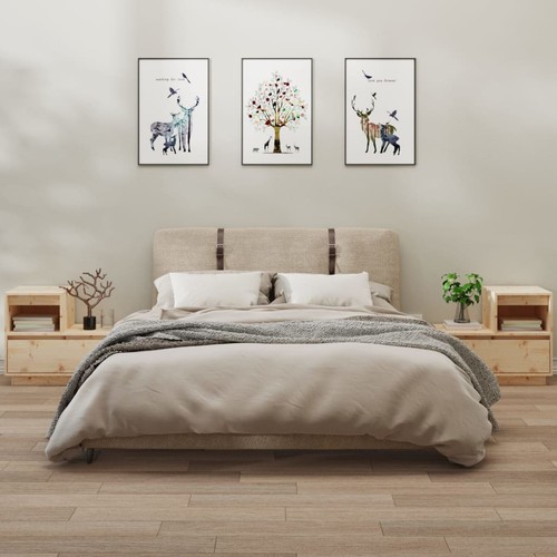 Nachttische2er set 60x34x51 - 60x34x51, cm