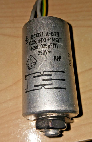 Kondensator 25µf 2 - 2, x
