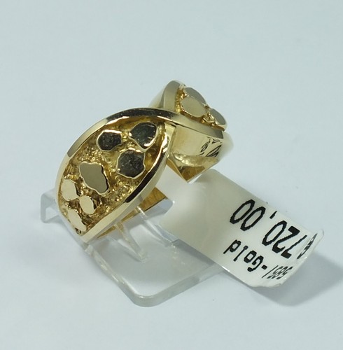 Nugget ring 585 gold 54 - gold,