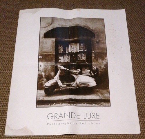Plakat vespa grande luxe - vespa,