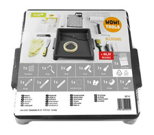 mako Maler-Kit 15 tlg. Malerwerkzeug Allround Farbwanne Pinsel Roller WOW PLUS+