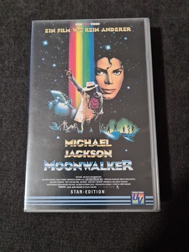 Michael jackson moonwalker vhs - michael,