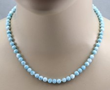 Larimar Gemstone Necklace -