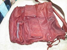 LIEBESKIND BERLIN Damen-Handtasche Leder, bordeauxrot