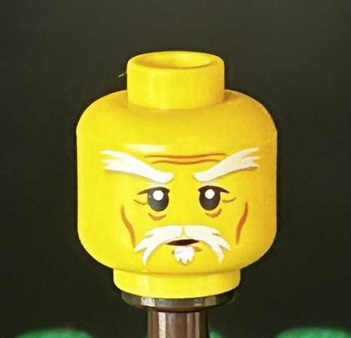 Lego figuren kopf - kopf, mit